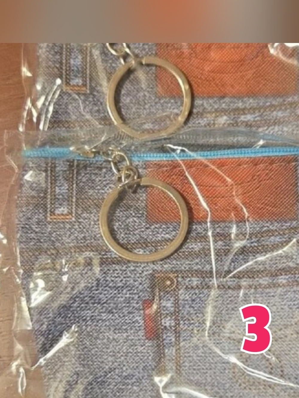 Denim Small Zipper Pouch new - Picture 5 of 7